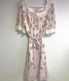 花柄ワンピース ピンク Feroux フェルウ