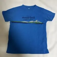 mont-bell Tシャツ サイズ110 青