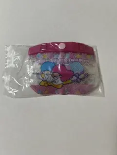 サンリオキャラクターズ　プールバック風　ミニポーチ　リトルツインスターズ