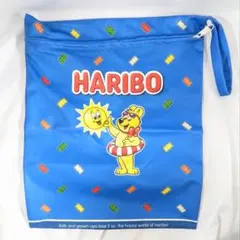 【新品未開封】HARIBO 100周年記念 ハリボー　ポーチ ブルーのサムネイル