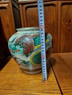 特大 ピータン 甕 壺 陶器 龍絵柄 めだか鉢・火鉢・傘立て - メルカリ