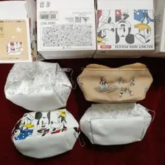★　ディズニーストア　シークレットミニポーチ　4個セット