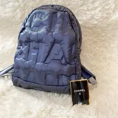 CHANEL ✨ドゥドーヌ　リュック　ネイビー　ナイロン　マトラッセ