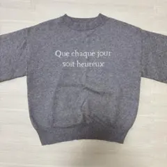 ⭐︎新品⭐︎グレー 長袖セーター LL