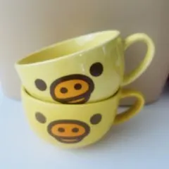 リラックマ キイロイトリ　スープマグ マグカップ　ローソン限定　2点まとめ売り