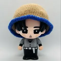 カンナ様】すのチルソフビ バケットハット ふわふわ猫耳 Snow Man