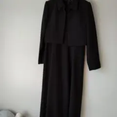 ブラックドレス ショートジャケット付き