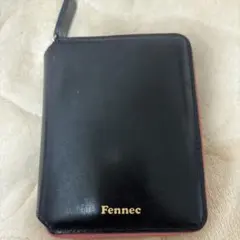 Fennec 二つ折り財布 黒/ピンクのサムネイル