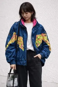 【最終値下】　DESCENTE デサント 中綿ジャケット レトロ ネオン　80s