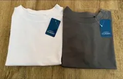 無地 Tシャツ 2枚セット 130 新品未使用タグ付き