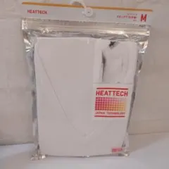 UNIQLO　ユニクロ　メンズヒートテック VネックT（長袖） Mサイズ　白