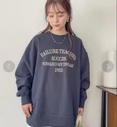 刺繍 ネイビー ＵＳＡウラケロゴプルオーバー スウェット ローリーズファーム