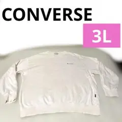 CONVERSE コンバース スウェット トレーナー ホワイト　古着　used