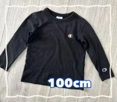 Champion ブラック 長袖カットソー 100cm