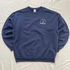 企業　スウェット　トレーナー　ネイビー　ワンポイント　ワイド　ポートコンパニー