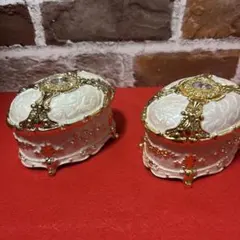 ホワイトセラミック アクセサリーケース