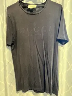 GUCCI 90s オールドグッチ ホワイトTシャツ ロゴ Vネック - メルカリ