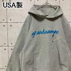 【希少】初期USA製 GDC グランドキャニオン スウェットパーカー 刺繍ロゴ