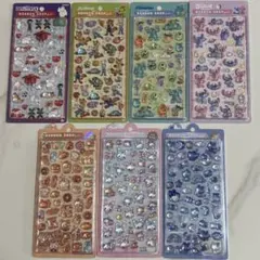 ディズニーボンボンドロップシール　オリジナルボンボンドロップシール7点セット