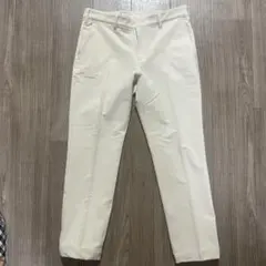BEAMS GOLF ロゴ入り ゴルフウエア スラックス ホワイトのサムネイル