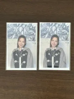 NiziU HAPPYDRAW F賞フォトカード/B マコちゃん２枚