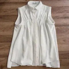 ローブブランlaubeblanc Jacquard Docking Blouse - メルカリ