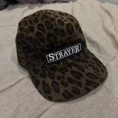 STRAYER レオパード コーデュロイキャップ