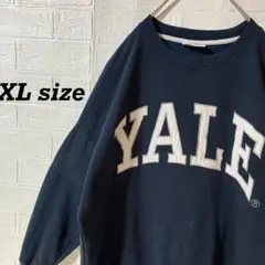 アメカジ　イェール大学　アーチロゴスウェット　ネイビー