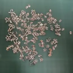 チャームリボン　アクセサリー　ハンドメイド　リボン型　パーツ