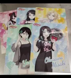 バンドリ！　クリアファイル　全5種類