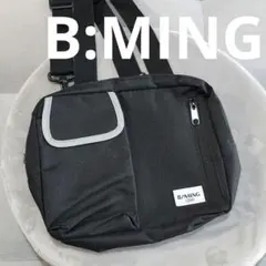 B:MING by BEAMS 2way ショルダーバッグ ウエストポーチ 黒
