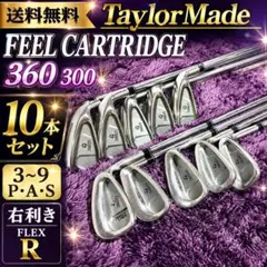 ☆10本セット テーラーメイド 360 アイアン 3～9 P A S スチール