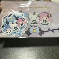 リトルツインスターズ ハローキティ ステッカー セット ケース付き