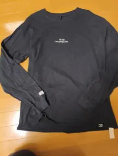 FPAR 長袖Ｔシャツ ロゴプリント オーバーサイズ ブラックのサムネイル