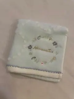 【新品】Afternoon Tea 花柄刺繍　ハンカチ ミニタオルのサムネイル
