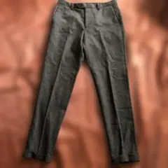 美品　メンズ　unitedarrows ウールカシミヤ混パンツ　M グレー