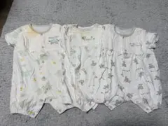 ベビー用　半袖ロンパース　50〜60 3点セット