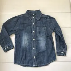 デニムシャツ　アウター　120