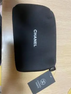 CHANEL ノベルティキルティングポーチブラック - メルカリ