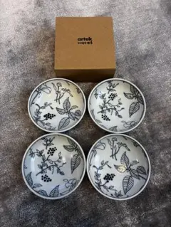 【未使用・2枚セット】scope artek 東屋 Lehti 印判小皿 三寸皿のサムネイル