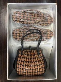和装用バッグと草履のセット