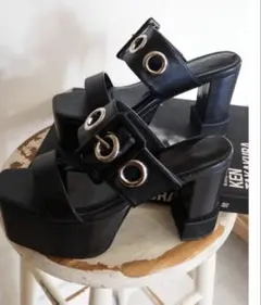 MURUA ワイドベルトサンダル