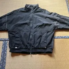 adidas ナイロンジャケット L 黒