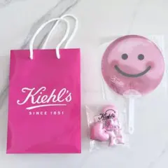kiehl's キールズ　限定ショッパー　チャーム　うちわ　ノベルティ