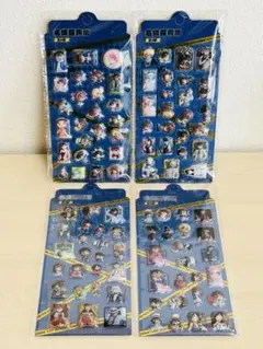 名探偵コナン　硬いシール　4点セット