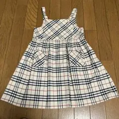 バーバリーロンドン　ノバチェック　サンドレス　ジャンパースカート　120A