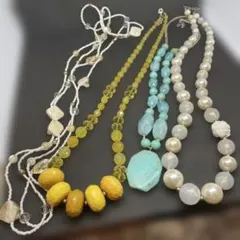 ビーズネックレス デザインいろいろまとめ売りvarious necklace