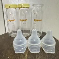 ピジョン pigeon 哺乳瓶 直付け 病産院用 100ml KR100 3本