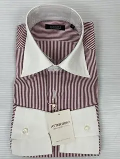 新品 未使用 ユナイテッドアローズ 37 メンズ シャツ ストライプ