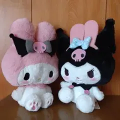 マイメロディ・クロミ　おそろいカチューシャBIGぬいぐるみ　マイメロディ　クロミ